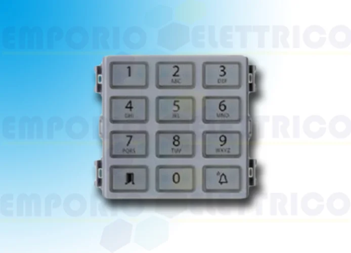 came bpt grey thermoplastic keypad dna 61800320