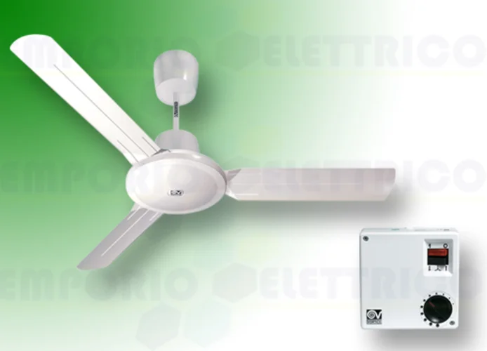 vortice white ceiling fan kit nordik evolution r 140/56 61752 ev61752a