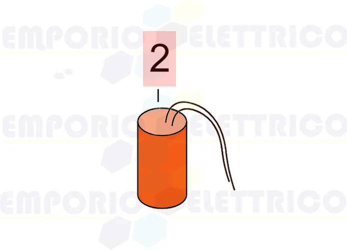 faac ricambio condensatore 12,5 uf *f0120* 7601252