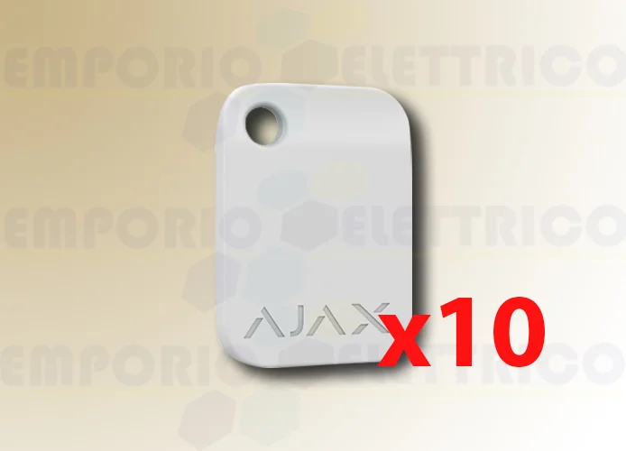 ajax keychain contactless white tag (10 pieces) 38230