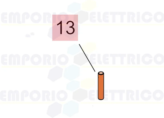 faac ricambio spina cil.8x45 ric.uni en22338 7061115