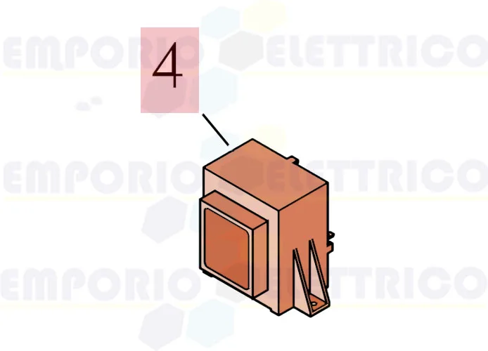 faac spare part transformer 230v-18v/15va res.-fl.780d 7501365