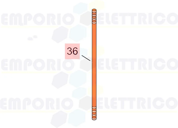 faac ricambio tirante 593_595 7230005