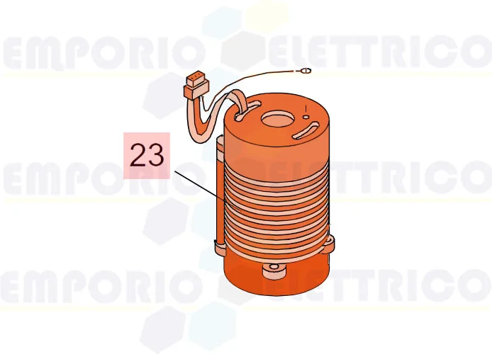 faac ricambio motore el.220v h 125 2p. c/t 7704065