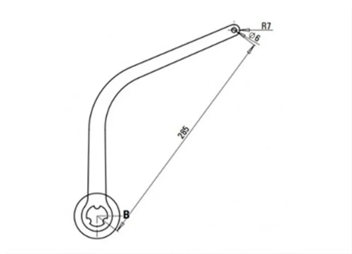 faac pair of arms - white nd2 105727