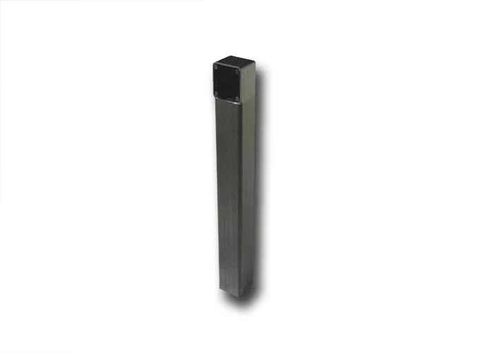 came black aluminium post h=0,5 mt 001doc-ln doc-ln