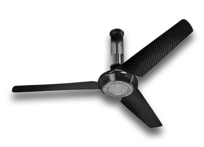 vortice ceiling fan nordik air design 140-17 trasparent 61030