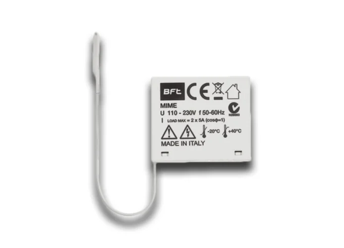 bft indoor 2-channel receiver 433 mhz mime ac