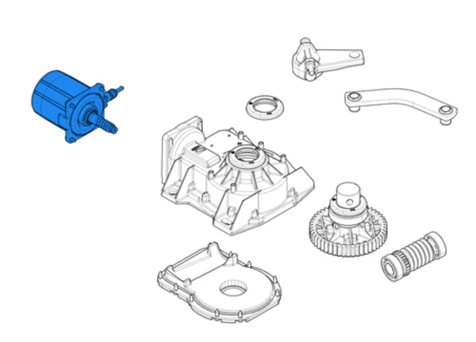 came spare part of the motor group for frog 119ria061