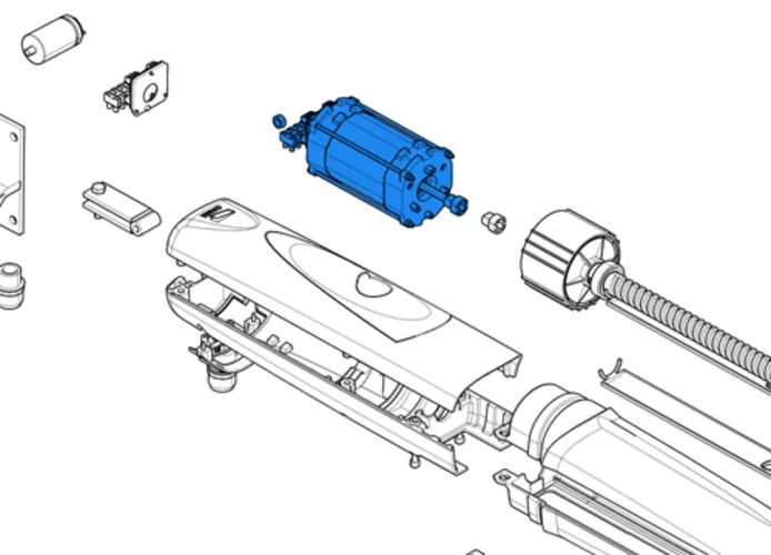 came spare part of the motor group slow axo series 230v 88001-0142