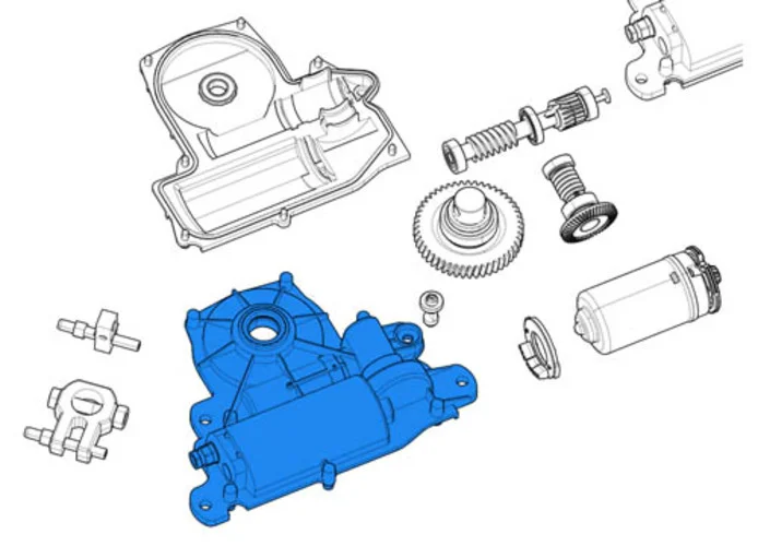 came spare part upper box frog-j 119ria073