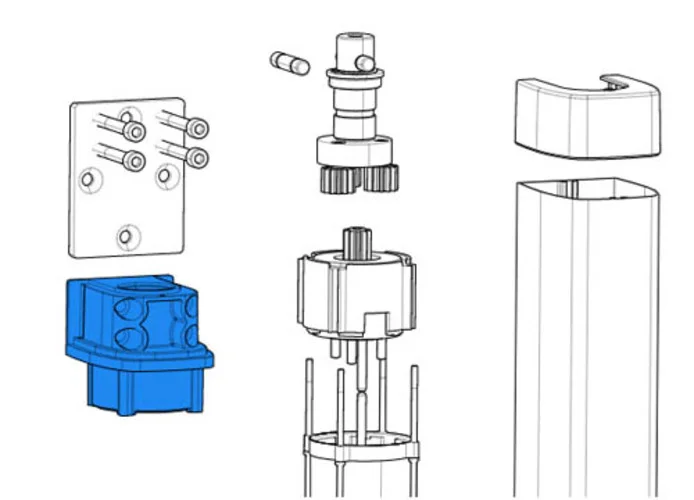 came spare part top planetary stylo 119rid341