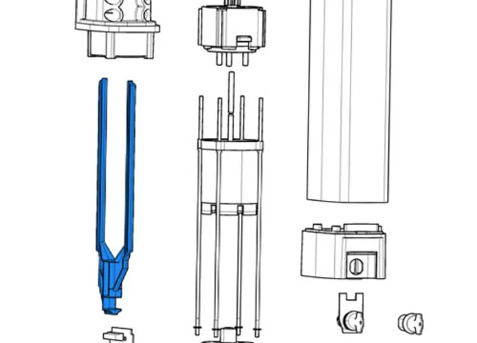 came spare part release rod stylo 119rid347