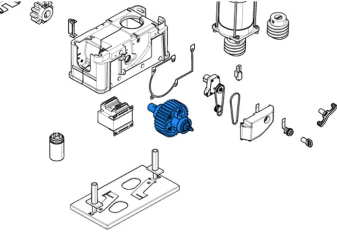 came spare part of the slow shaft bk 119ribk004