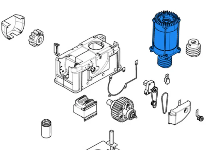 came spare part motor pack bk 88001-0101