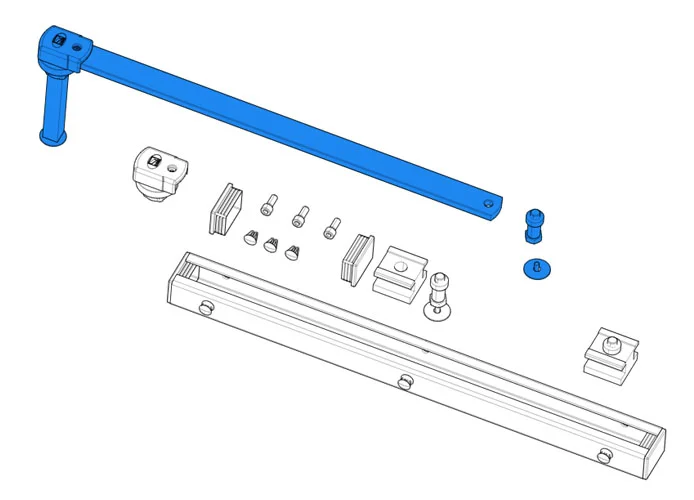 came spare part sliding drive-arm f4000 119rid253