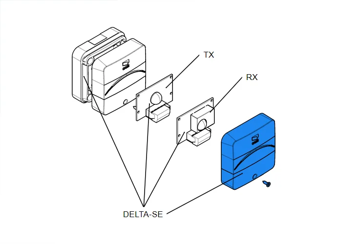 came spare part front cover delta-se 119rir388