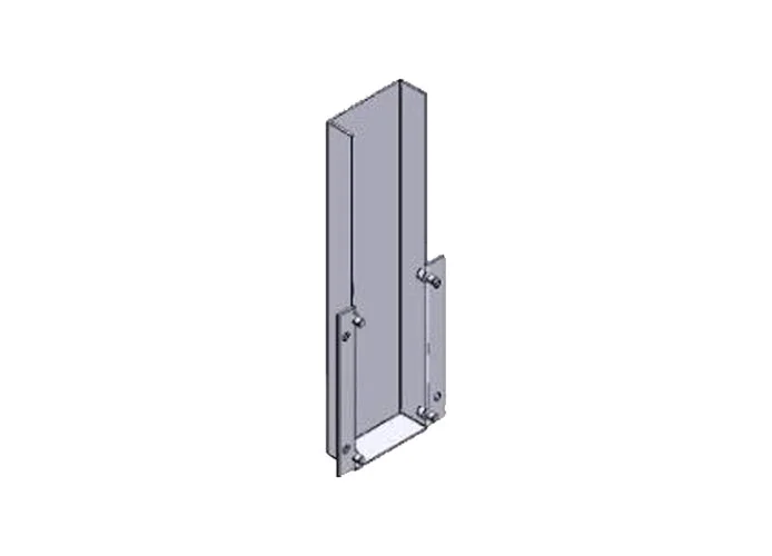 came spare part flange attachment rectangular rod 60x40 119rig044