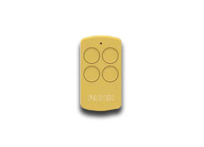 fadini 4-channel remote control 433,92 Mhz divo 71 mustard yellow 7113yl