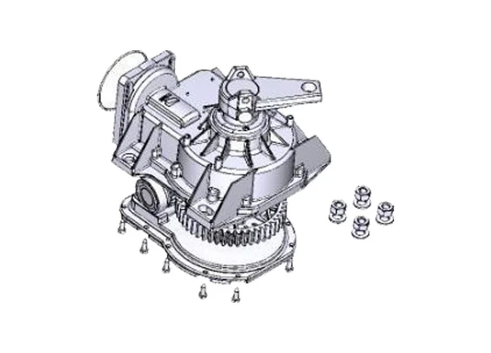 came spare part reduction gear unit frog-a 119ria121