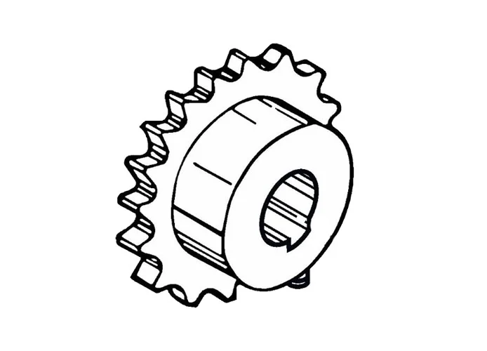 fadini single pinion 1/2" z20 2055l