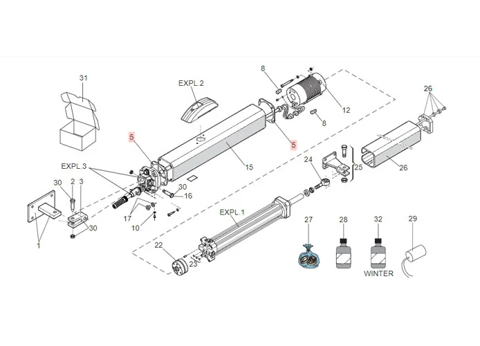 faac ricambio guarnizione serbatoio 84,7 x 84,7 mm 70991015