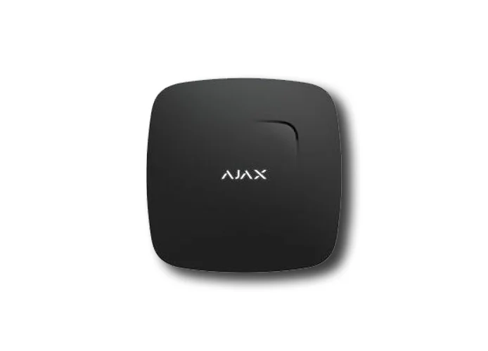 ajax wireless smoke detector black colour fireprotect plus 38106