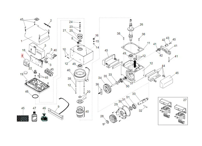 faac spare part transformer 230v-18v/15va res.-fl.780d 7501365