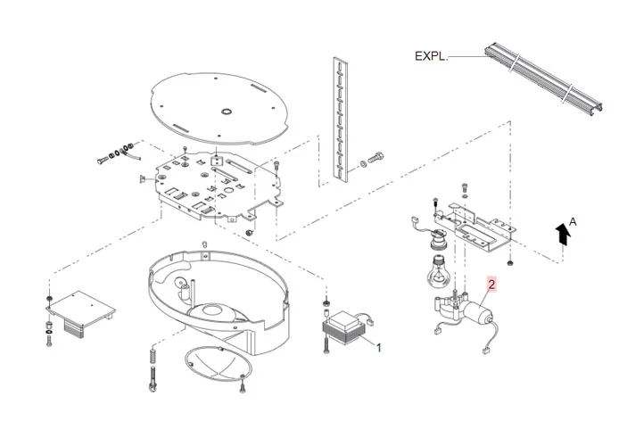 faac spare part motor d600/zodiac 60 7706105