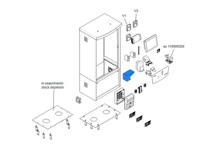 came spare part coin discriminator psc6001-7001 119rig295