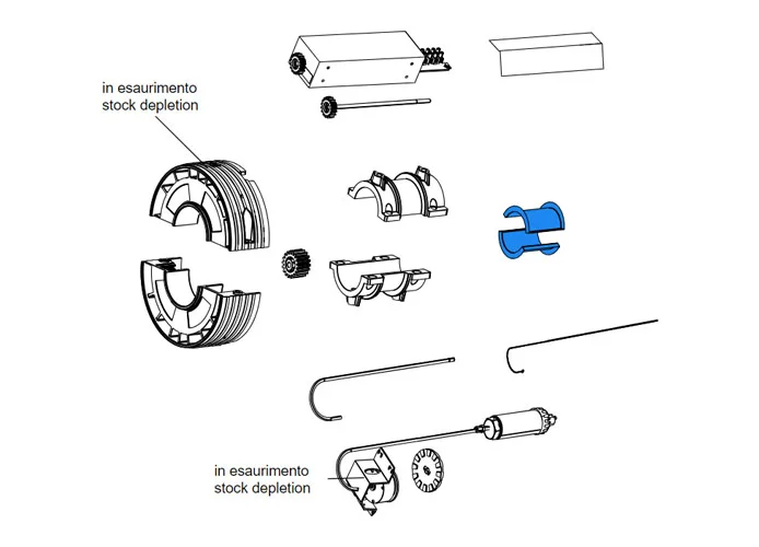 came spare part sliding ring - h 119rih033