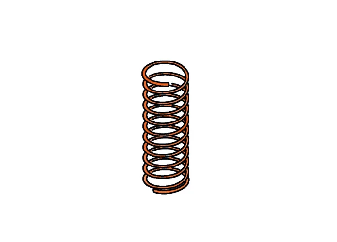 faac ricambio molla mt3 costa/ mt 3/ mt2,5 siepe 7210705