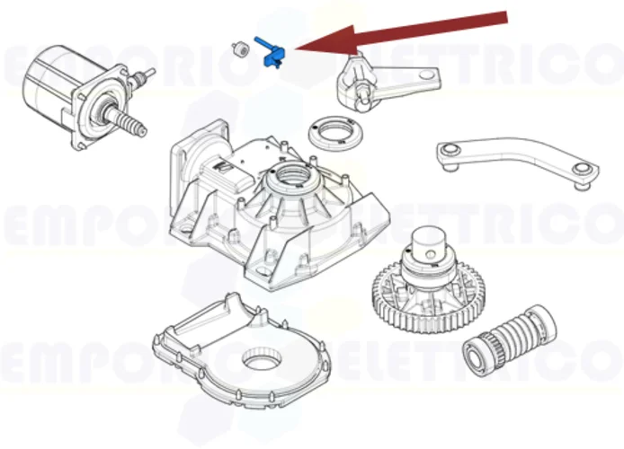 came spare part device encoder with cable 2500 mm frog 119ria084