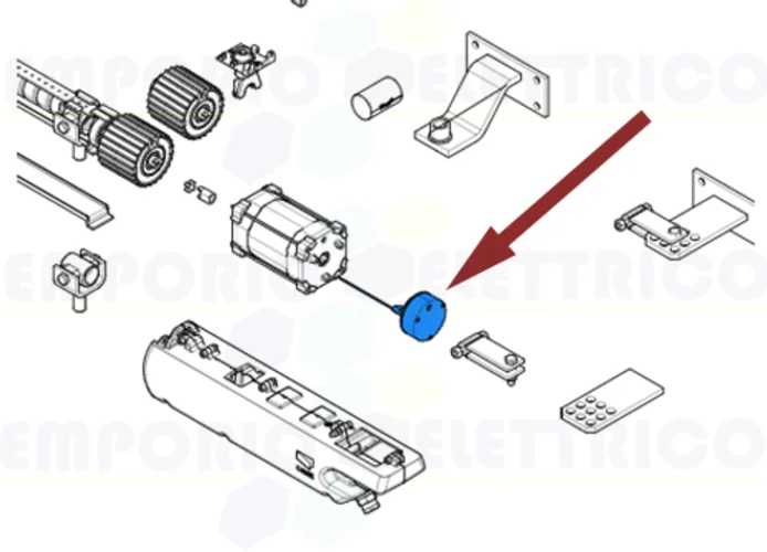 came spare part electrobrake ati 119rid110