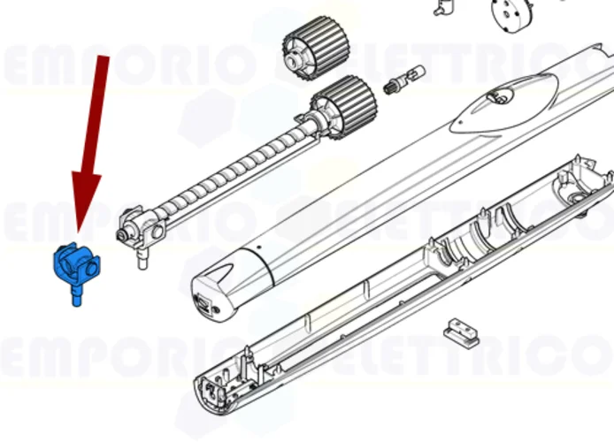 came spare part bushing lead screw + bracket amico 88001-0127