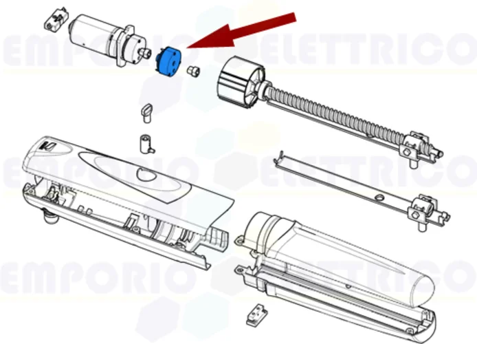 came spare part electrobrake axo 24v 88001-0201