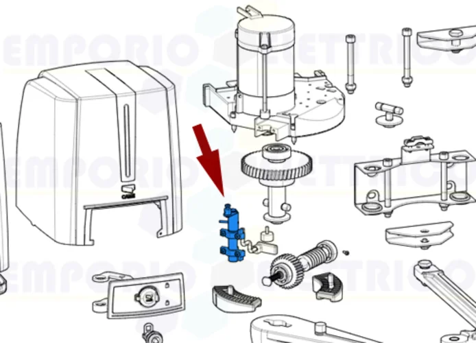 came spare part release shaft fast40 119rid377