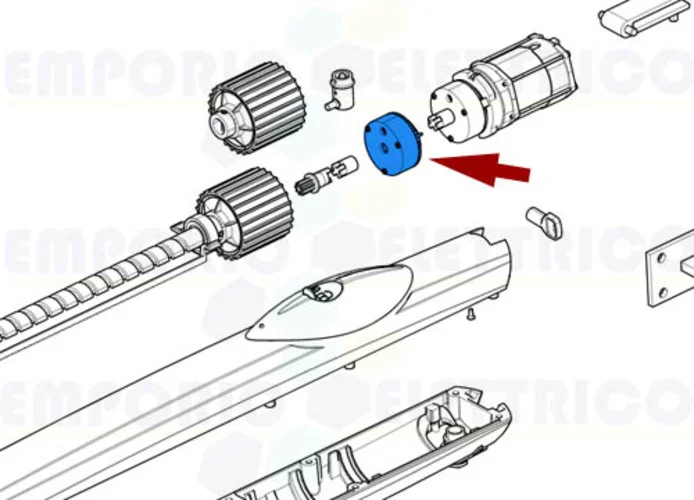 came spare part electrobrake amico 230v 88001-0208