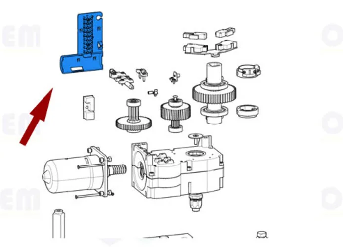 came spare part connection support ferni 119rid362