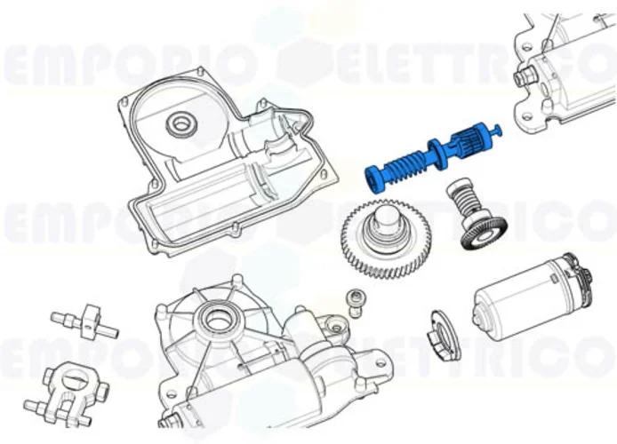 came spare part endless screw second reduction frog-j 119ria067