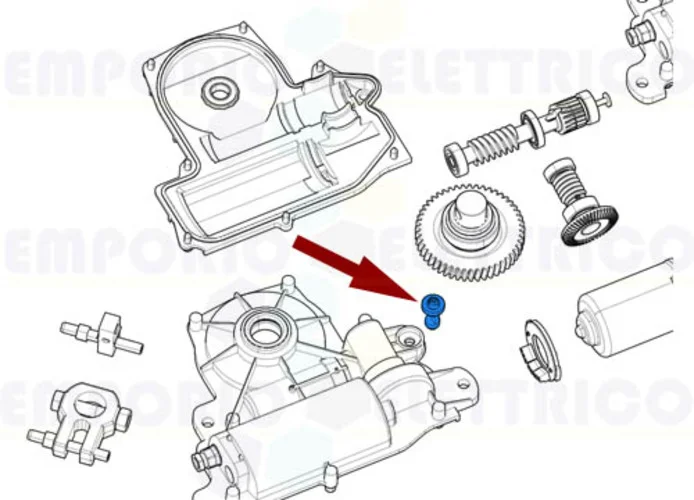 came spare part release shaft frog-j 119ria070