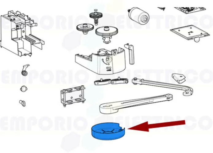 came spare part transmission arm cover ral 7024 ftl 88001-0075