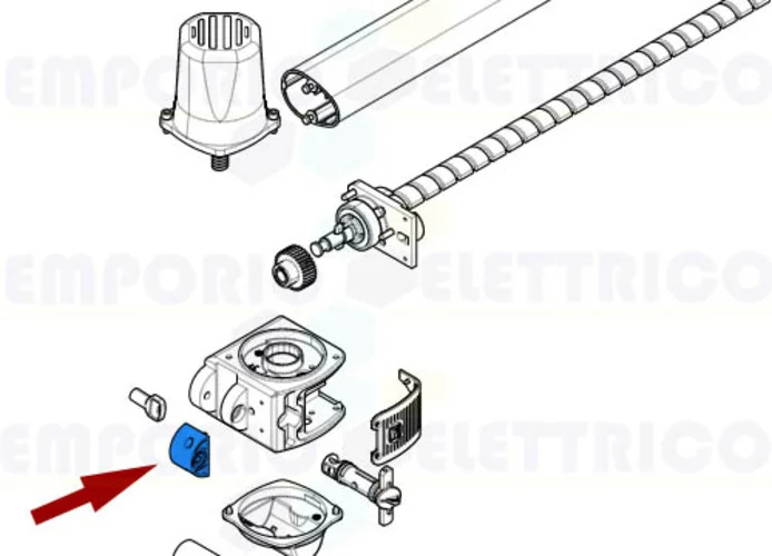 came spare part lock cylinder with trilobe key krono 119rid167