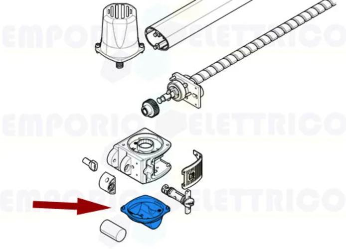 came spare part left lower cover krono 119rid183