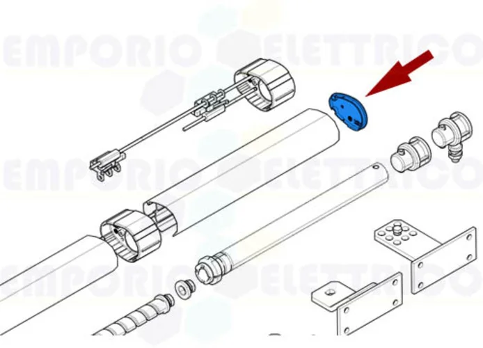 came spare part stopper head right krono 119rid179