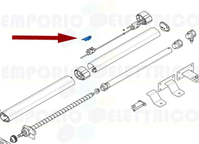 came spare part 10 micro-switches 119rir087