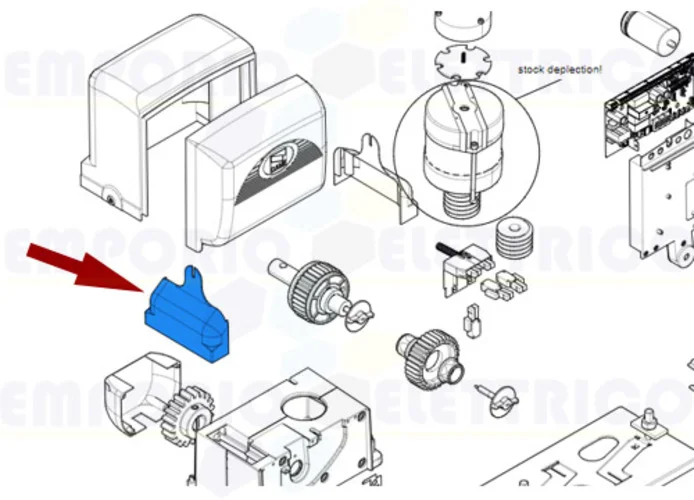 came spare part left adjustments protection carter bx 119ribx006