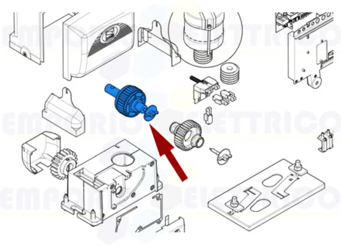 came spare part of the slow shaft bx 119ribx028