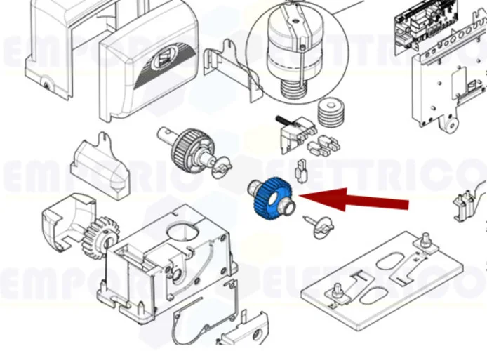 came spare part crown bx 10 pc 119ribx062