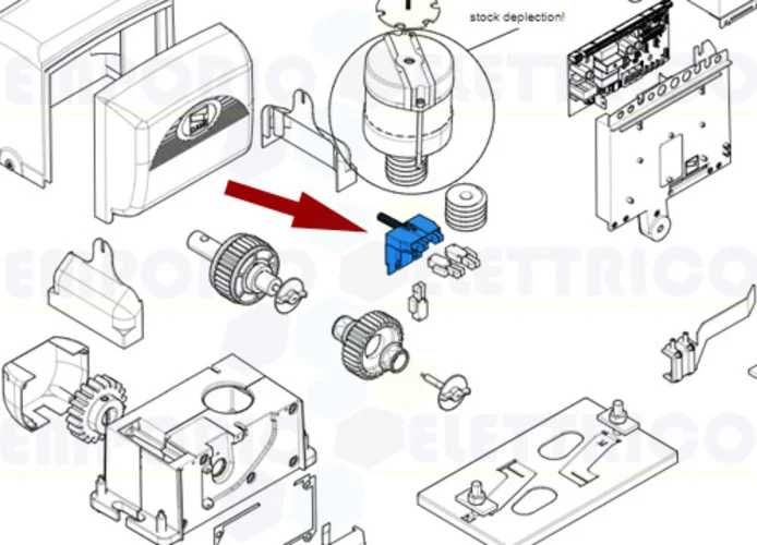 came spare part group of limit switch bx bk by-3500t 119riy014